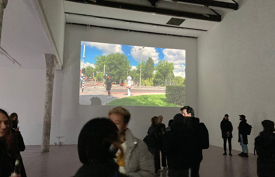 W139 Hosts, Performance and video-screening (collaboration with Guda Koster), W139, Amsterdam, 2022