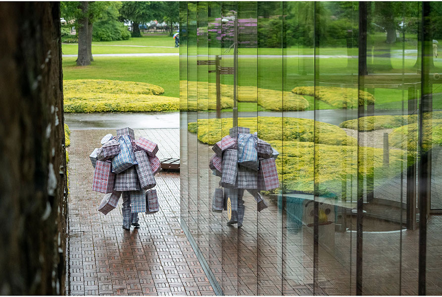 Lost and Found, part of performance at the LAM Museum, Lisse, 2022, Collaboration with Guda Koster, Photo by Corine Zijerveld